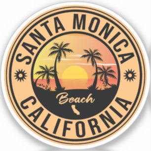 Santa Monica California Aufkleber