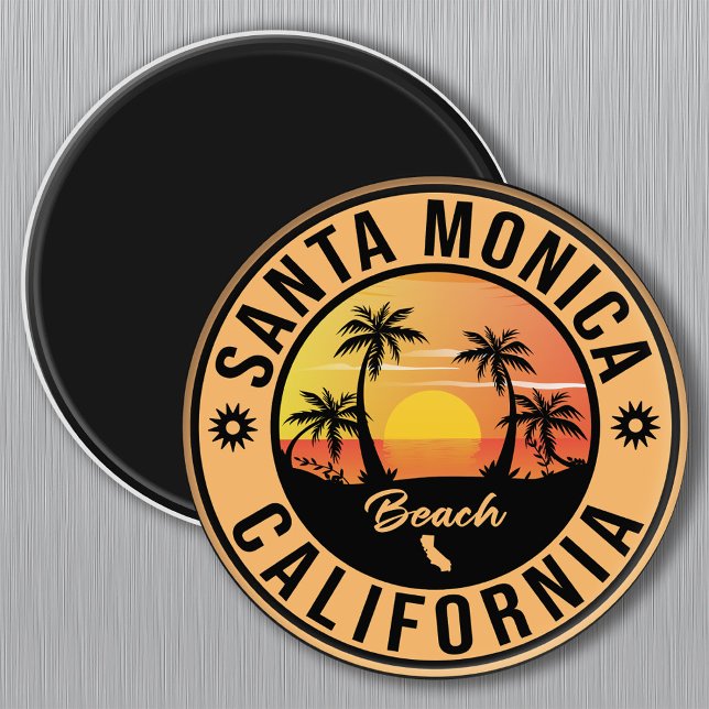 Santa Monica California Magnet (Von Creator hochgeladen)