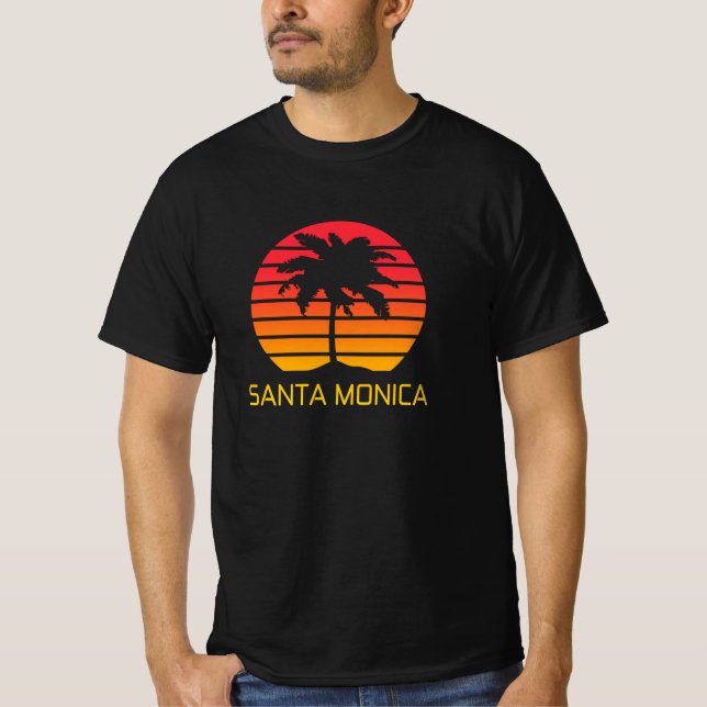 Santa Monica California T - Shirt (Vorderseite)