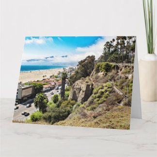 SANTA MONICA CLIFFS Jumbo Greeting Card Karte