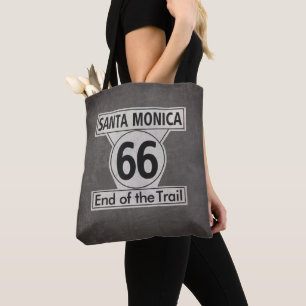 Santa Monica Ende der Wanderroute 66 Tasche