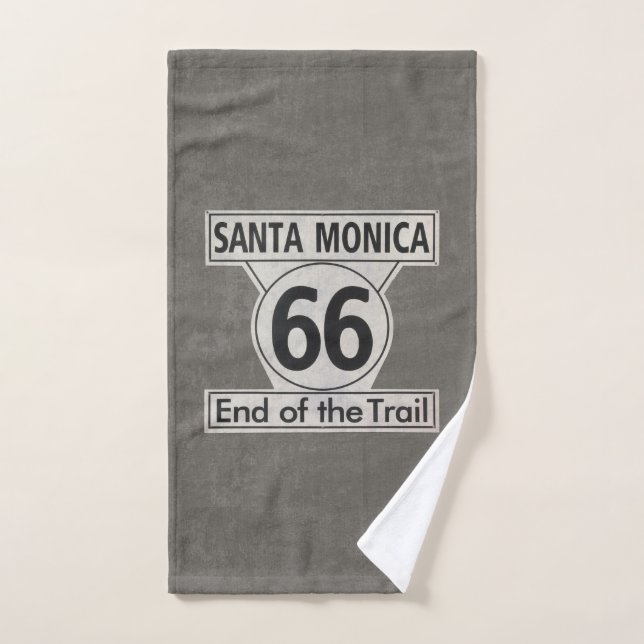 Santa Monica Ende des Hinterweges 66 Badhandtuch Set (Handtuch)