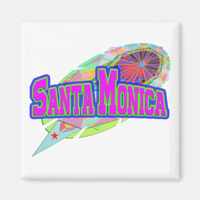 "Santa Monica" Future Magnet (Vorne)