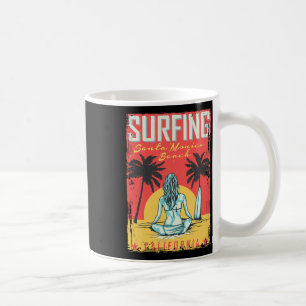 Santa Monica Kalifornien Beach Surfen Kaffeetasse
