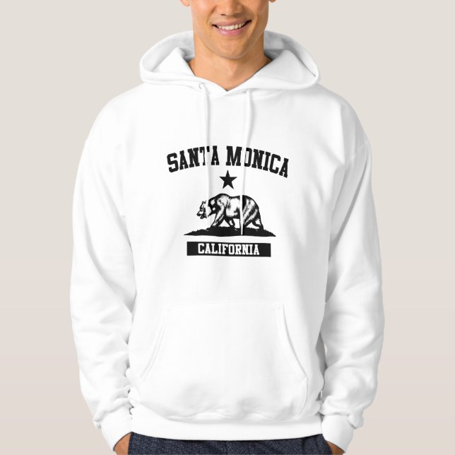 Santa Monica Kalifornien Hoodie (Vorderseite)