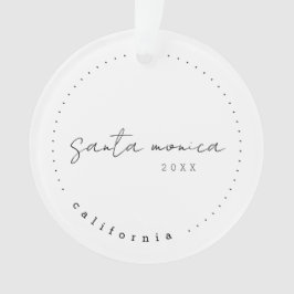 Santa Monica, Kalifornien Reisen USA Simple Ornament