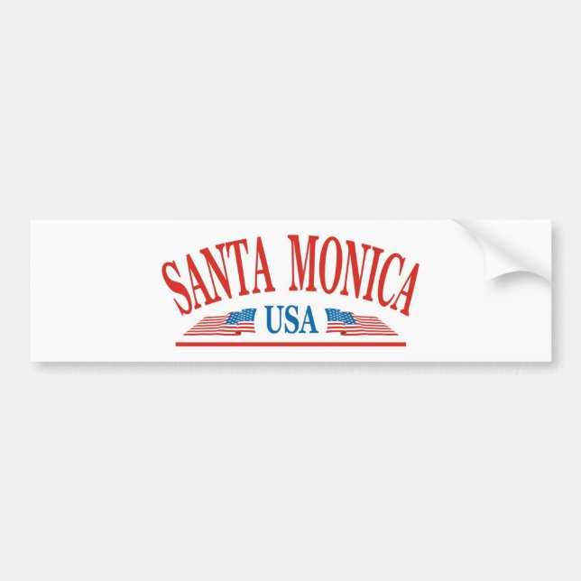 Santa Monica Kalifornien USA Autoaufkleber (Vorne)