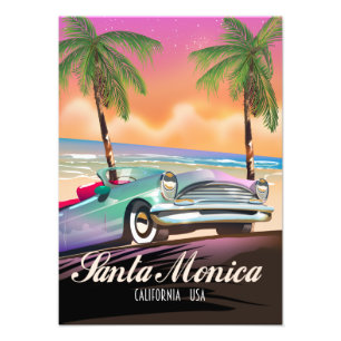 Santa Monica Kalifornien USA Fotodruck