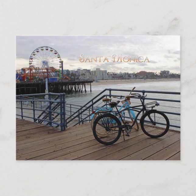 Santa Monica Morning Postcard! Postkarte (Vorderseite)