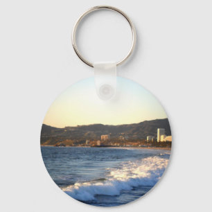 Santa Monica Pier as seen from Venice Beach Schlüsselanhänger