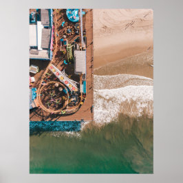 SANTA MONICA PIER, KALIFORNIEN - SICHT AUF DIE LUF POSTER