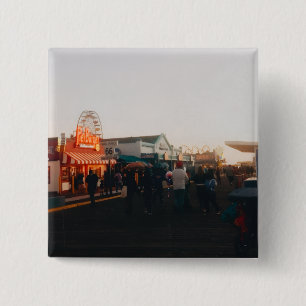 Santa Monica Pier, Los Angeles, Kalifornien Button