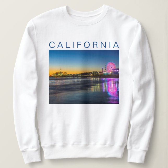 Santa Monica Pier | Los Angeles, Kalifornien Sweatshirt (Design vorne)