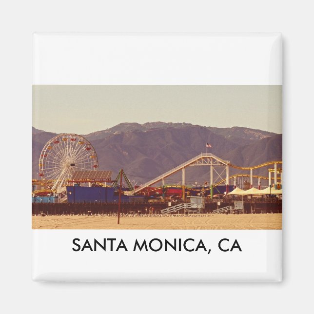 Santa Monica Pier - Magnet (Vorne)