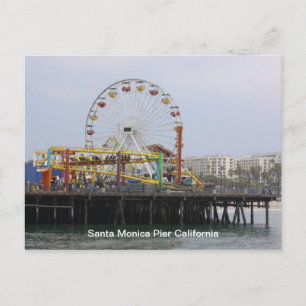 Santa Monica Pier Postkarte