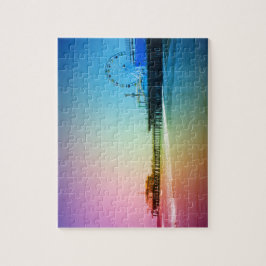 Santa Monica Pier Rainbow Colors