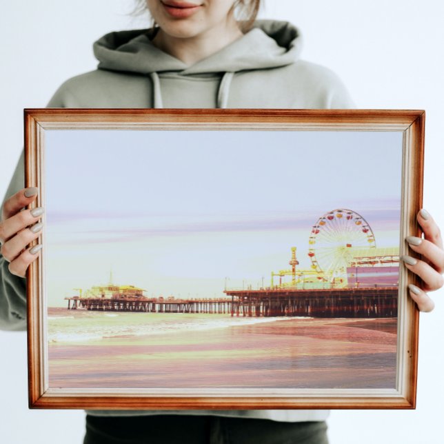 Santa Monica Pier Sunrise Poster (Von Creator hochgeladen)