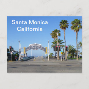 Santa Monica Postkarte! Postkarte