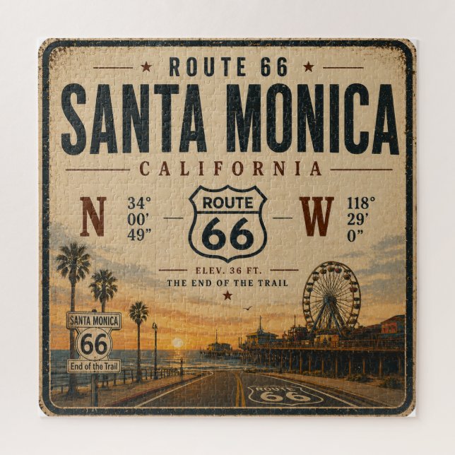 Santa Monica Route 66 End Trail (Vertikal)