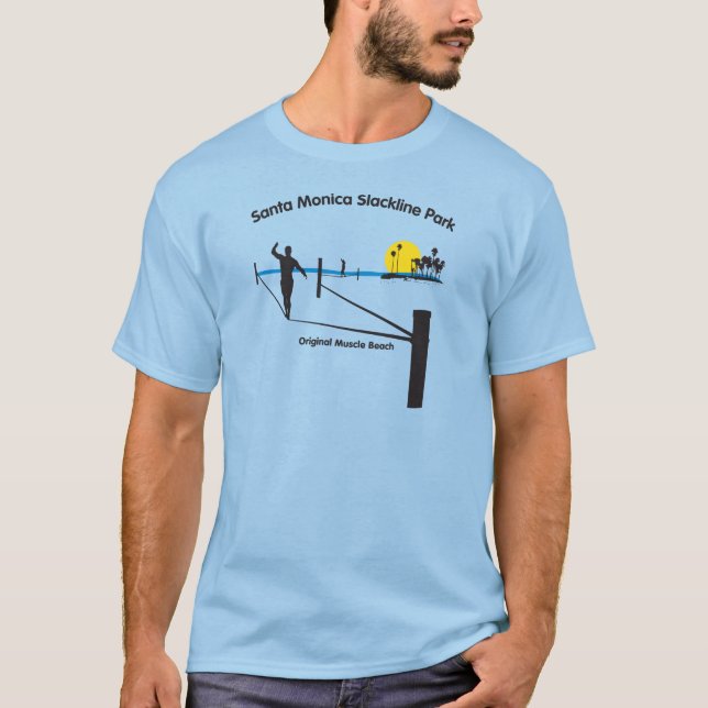 Santa Monica Slackline Park T-Shirt (Vorderseite)