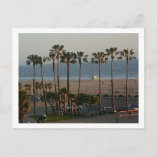 Santa Monica Staat Beach Postkarte
