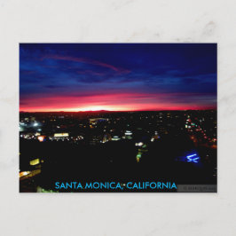 SANTA MONICA SUNRISE #1 POSTCARD POSTKARTE