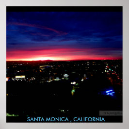 SANTA MONICA SUNRISE #1 POSTER