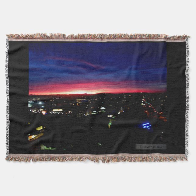 SANTA MONICA SUNRISE #1 THROW BLANKET DECKE (Vorderseite)