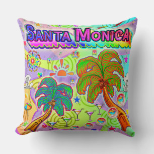 Santa Monica Urlaub Ziel Kissen