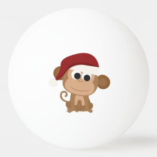 Santa Monkey Tischtennisball