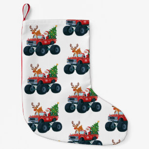 Santa-Monstertruck-Rentier-Weihnachtsbaum Xmas Kleiner Weihnachtsstrumpf