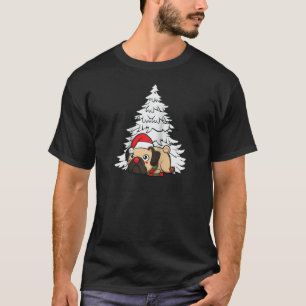 Santa Mops Hund Weihnachten Frohe Pugmas Weihnacht T-Shirt