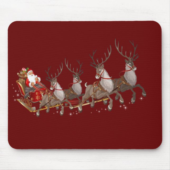 Santa Mouse Pad Mousepad (Vorne)
