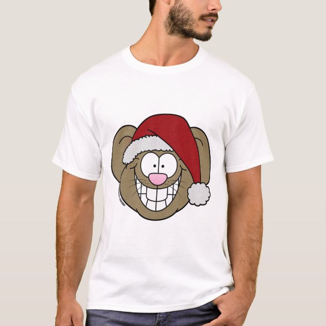 Santa Mouse T - Shirt (Vorderseite)