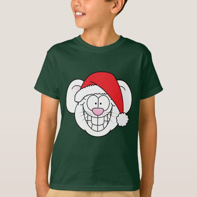 Santa Mouse T - Shirt (Vorderseite)