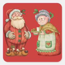 Santa Mrs. Claus Milk Cookies