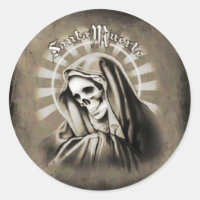 Santa Muerte BLACK UND GRAY