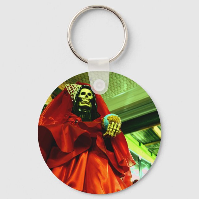 Santa Muerte Schlüsselanhänger (Vorderseite)