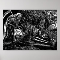 Santa Muerte und der Soldat c. 1951 Mexiko.