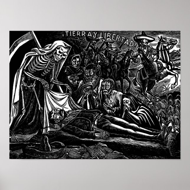 Santa Muerte und der Soldat c. 1951 Mexiko. Poster (Vorne)