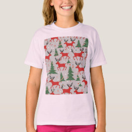 Santa n Reindeer T-Shirt