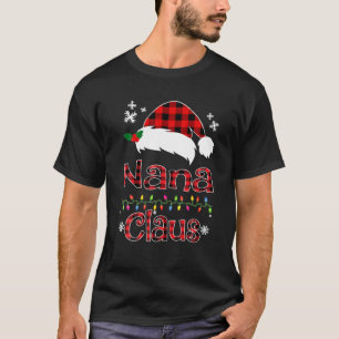 Santa Nana Claus Weihnachts-Matching-Familie T-Shirt