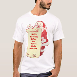 Santa netteste Liste - besonders angefertigt T-Shirt