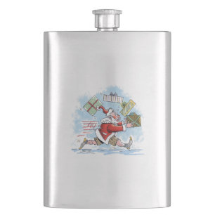 Santa Nicht zubereitete Stahlflasche Flachmann