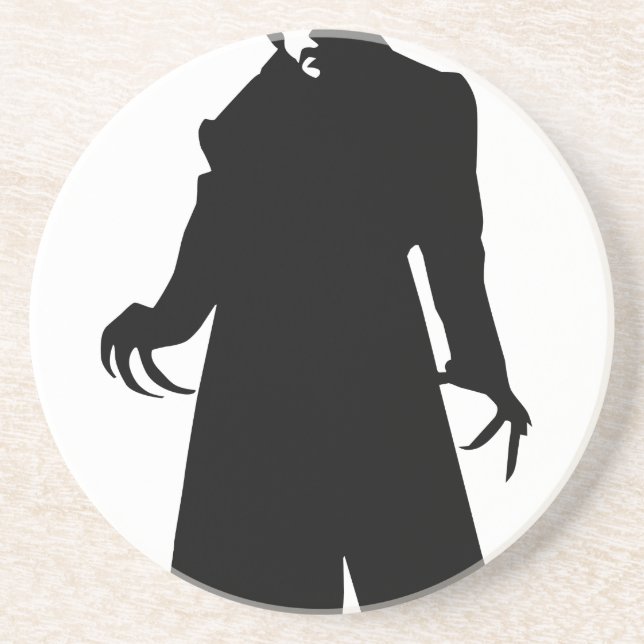 Santa nosferatu getränkeuntersetzer (Vorne)