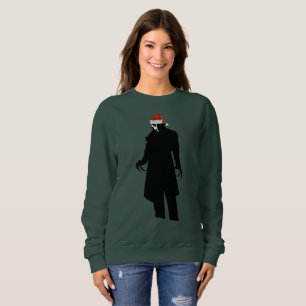 Santa nosferatu xmas women Sweatshirt