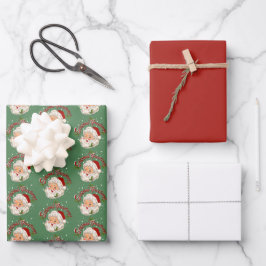 Santa Nr. 1 Saison Grüße Geschenkpapier Set