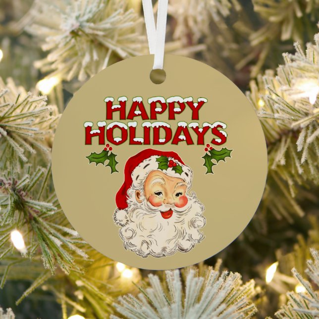 Santa Nr. 2 Ornament Aus Metall (InSitu)