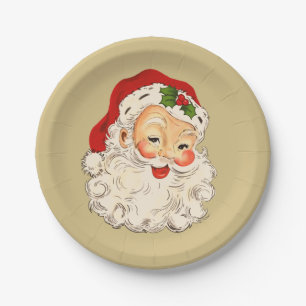 Santa Nr. 2 Papierplatte Pappteller