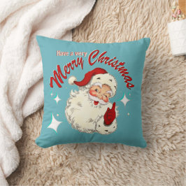 Santa Nr. 4 Frohe Weihnachten Kissen